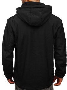 Chaqueta softshell para hombre color negro Bolf BK124