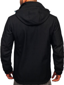 Chaqueta softshell para hombre color negro Denley WX062