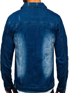 Chaqueta vaquera azul oscuro para hombre Bolf MJ525BS