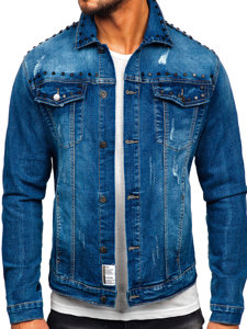 Chaqueta vaquera para hombre azul Bolf MJ504B