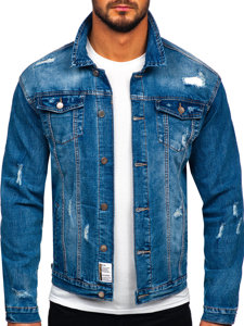 Chaqueta vaquera para hombre azul Bolf MJ507B