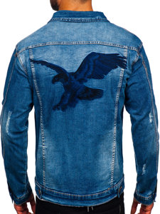 Chaqueta vaquera para hombre azul Bolf MJ507B