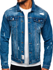 Chaqueta vaquera para hombre azul Bolf MJ507B