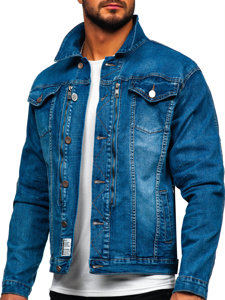 Chaqueta vaquera para hombre azul Bolf MJ508B