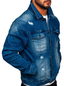 Chaqueta vaquera para hombre azul claro Bolf MJ506B