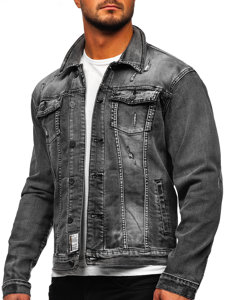 Chaqueta vaquera para hombre gris Bolf MJ500G