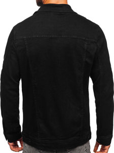 Chaqueta vaquera para hombre negro Bolf G131