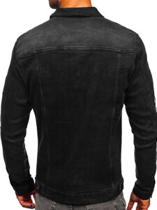 Chaqueta vaquera para hombre negro Bolf MJ523N