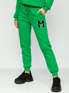 Conjunto de chándal de dos piezas para mujer verde Bolf VE22