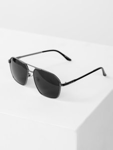 Gafas de sol de piloto negro 7010