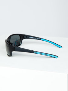 Gafas de sol negro y azul Bolf MIAMI1