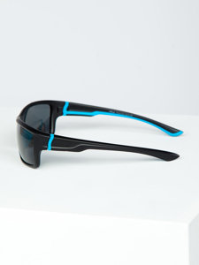 Gafas de sol negro y azul Bolf MIAMI6