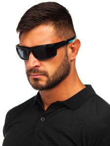 Gafas de sol negro y azul Bolf MIAMI7