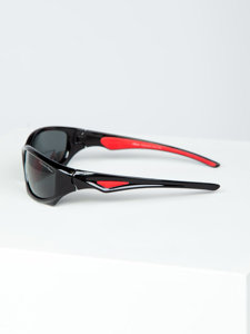 Gafas de sol negro y rojo Bolf MIAMI4