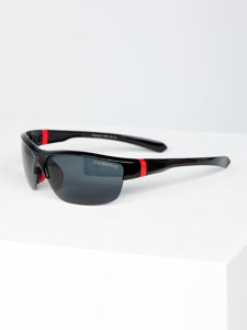 Gafas de sol negro y rojo Bolf PLS6