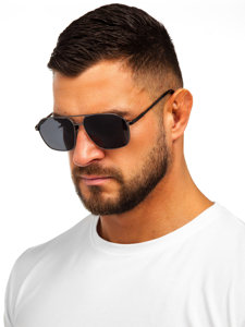 Gafas de sol piloto negro 7009