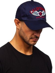 Gorra azul oscuro Denley CZ41