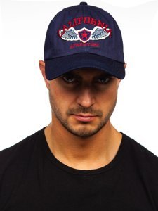 Gorra azul oscuro Denley CZ41