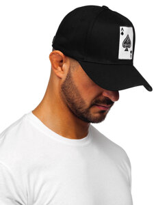 Gorra con visera, negra Bolf CZ121