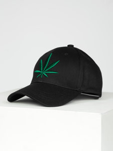 Gorra con visera negro y verde Bolf CZ01