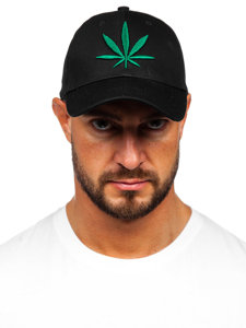 Gorra con visera negro y verde Bolf CZ01