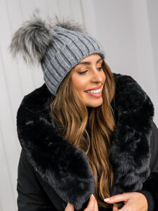 Gorro con pompón de invierno para mujer Bolf M2