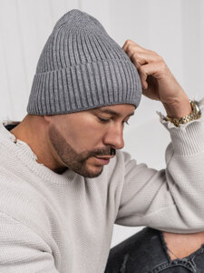 Gorro forrado de invierno para hombre gris Bolf 387046