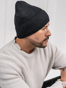 Gorro forrado de invierno para hombre negro Bolf 387043