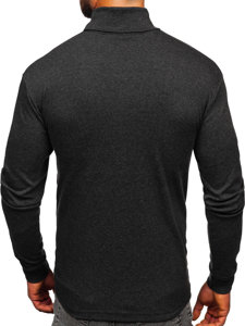 Jersey básico de cuello alto para hombre grafito Bolf 145347-1