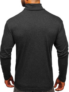 Jersey básico de cuello alto para hombre grafito Bolf 145347