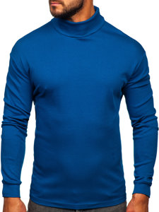 Jersey básico de cuello alto para hombre indigo Bolf 145347-1