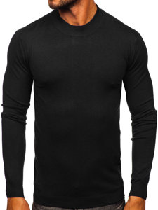 Jersey básico de cuello medio para hombre negro Bolf MMB603