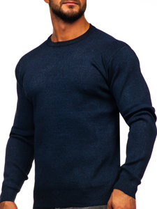 Jersey básico para hombre azul oscuro Bolf S8502