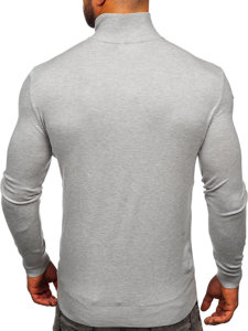 Jersey con cuello alto para hombre gris Bolf MM6007