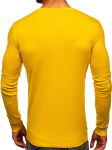 Jersey con escote de pico para hombre amarillo Bolf MMB601