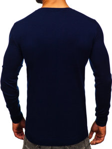 Jersey con escote de pico para hombre azul tinta Bolf MMB601