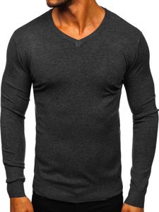 Jersey con escote de pico para hombre grafito Bolf YY03