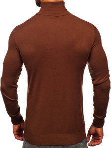 Jersey de cuello alto básico para hombre chocolate Bolf W1-1728