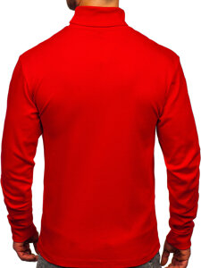 Jersey de cuello alto básico para hombre rojo Bolf 145347-1