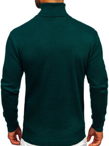 Jersey de cuello alto básico para hombre verde Bolf S8517