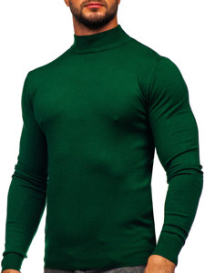 Jersey de cuello medio básico para hombre verde Bolf W1-1725