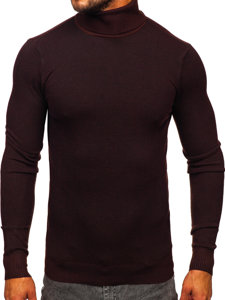 Jersey de cuello vuelto para hombre marrón Bolf W2-20125