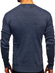 Jersey para hombre azul oscuro Bolf 8364