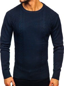 Jersey para hombre azul oscuro Bolf H1937