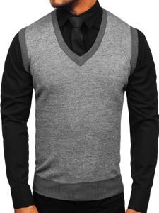 Jersey sin manga para hombre gris Bolf 8131