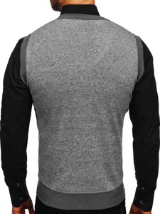 Jersey sin manga para hombre gris Bolf 8131