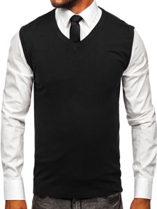 Jersey sin mangas para hombre negro Bolf MM6005