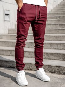 Joggers burdeos para hombre Bolf 707