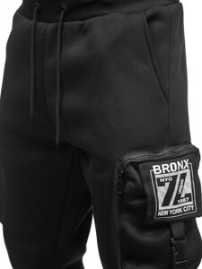 Joggers cargo cálidos para hombre Negro Bolf K23