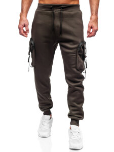 Joggers cargo cálidos para hombre Verde Bolf K23